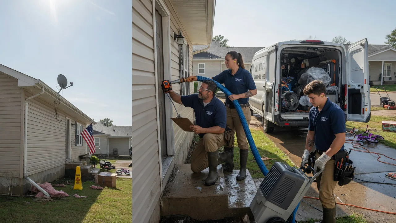 Ceiling Water Damage Restoration in Abilene, KS near me